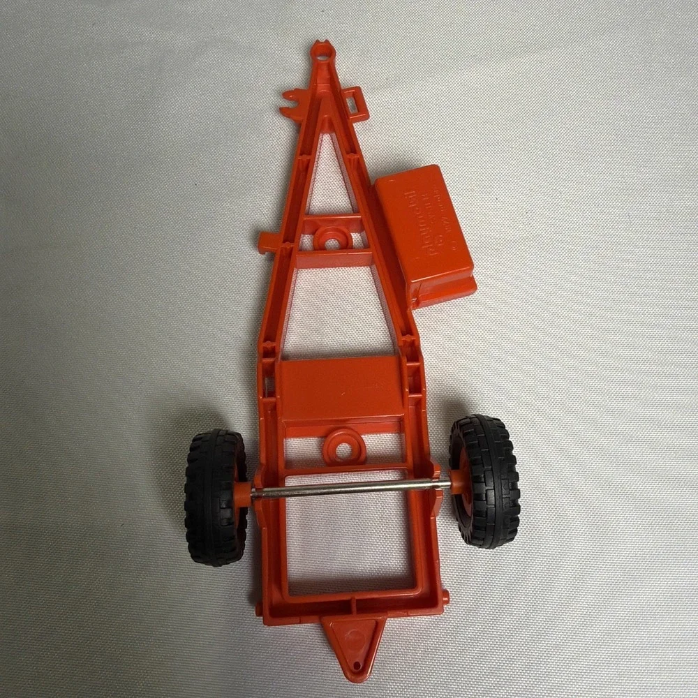 Vintage Red Playmobil Trailer 1977 Rare